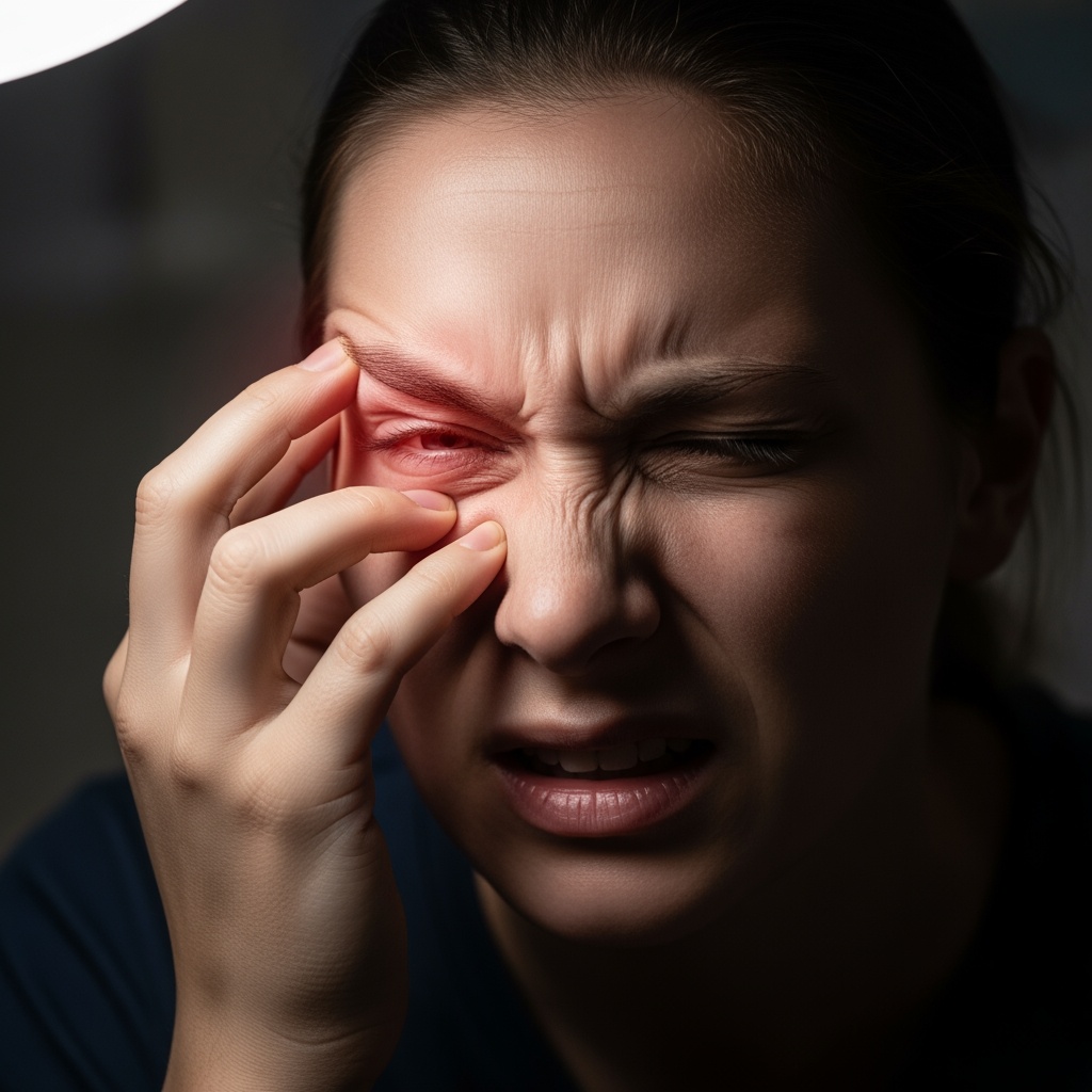 headache behind one eye, behind eye hurts headache