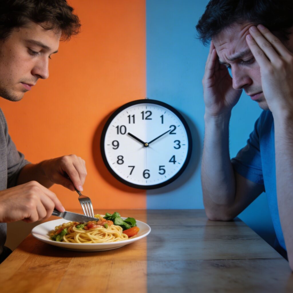 Headache after eating, headache right after eating