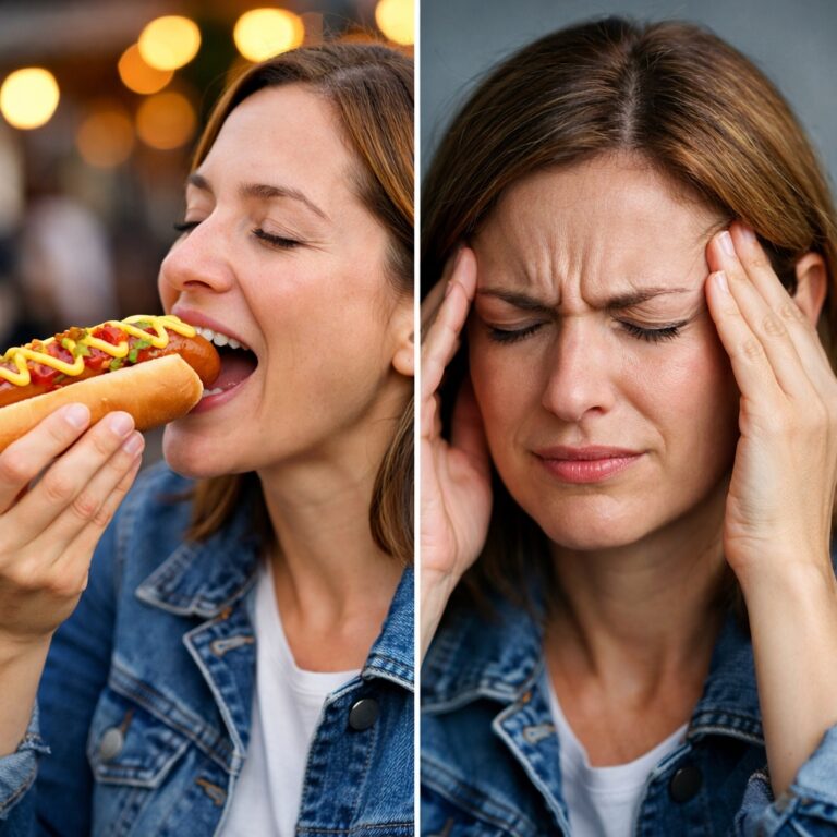 Headache after eating, headache right after eating