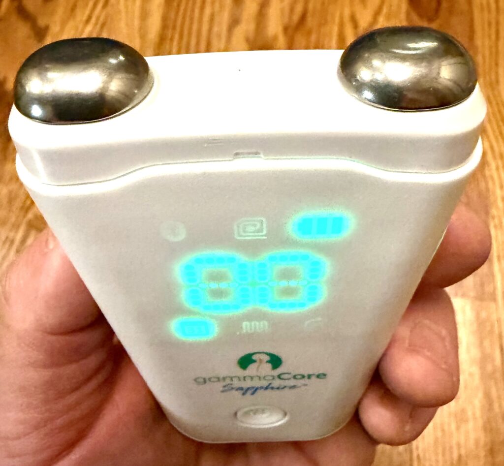 GammaCore Vagus Nerve stimulator migraine neuromodulation device